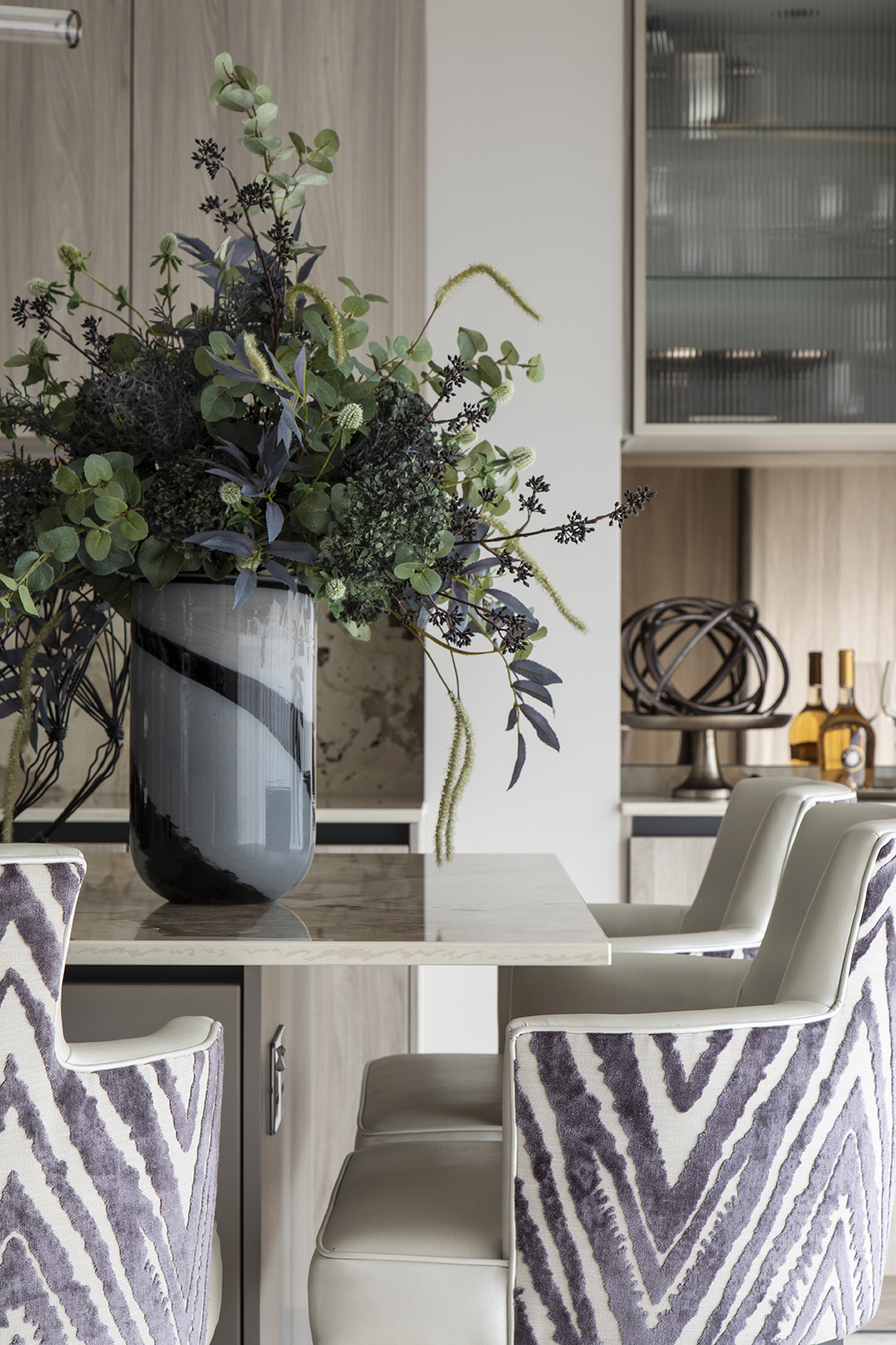 House in Radlett, Herts. Interiors by Marina Hughes